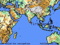 Large range map of Tiruchendur
