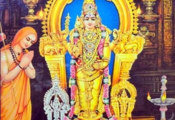 Adi Sankara, the great sage who advocated the doctrine of Advaita, visited Tiruchendur temple, worshipped the Lord and received the ‘prasad’ wrapped in the leaf of panneer tree.
