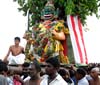 10 A new head (of Simhamukha, the 'Lion-faced' demon) is mounted on the asura's body